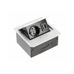 Side&uuml;hendusplokk, 1 pesa, 2 USB, hall