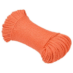 vidaXL t&ouml;&ouml;k&ouml;is, oranž, 6 mm, 25 m, pol&uuml;prop&uuml;leen