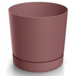 Marsala plastikust alusega pott 19,9 cm Tubo