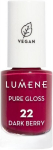 K&uuml;&uuml;nelakk Lumene Pure Gloss 22 Dark Berry, 5 ml
