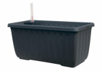 Lillekast Siesta, 10 l, automaatse kastmiss&uuml;steemiga, 60 x 20 x 19 cm, hall