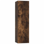 vidaXL seinale kinnitatav telerikapp, suitsutatud tamm, 30,5x30x110 cm