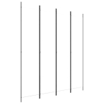 vidaXL 4 paneeliga ruumijagaja, valge, 200x220 cm, kangas