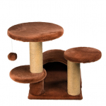 Dubex kraapimispost Brown, 53 x 53 x 52 cm, pruun