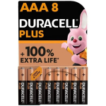 Duracell akutid 8-pack Duracell Plus aluselised AAA akud, 1.5V LR03