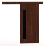 L&uuml;kanduks ni&scaron;&scaron;i ADRK Furniture Gela 76, pruun