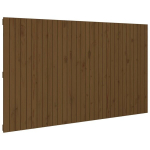 vidaXL seinale kinnitatav voodipeats, meepruun, 204x3x110 cm m&auml;nnipuit