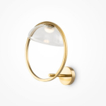 Maytoni Modernne seinalamp Lunare MOD327WL-L5BS3K messing