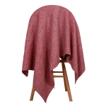 Norravilla linane tekk Herringbone Red, 100x135cm