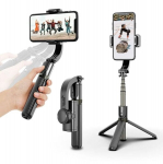 Selfie stick, selfie stick statiiv Gimbal Stabilizer L08 telje stabiliseerimise ja Bluetoothi ​​kaugjuhtimispuldiga