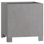 vidaXL jalgadega taimekastid, 2 tk, 32x30x33 cm, Corten teras