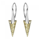 H&otilde;bedast k&otilde;rvar&otilde;ngad "Spike II (Gold Patina)" Swarovski&trade; kristallidega DS02A536