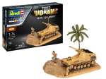 Plastic mudel Esimene Diorama komplekt SD.KFZ.124 1/76