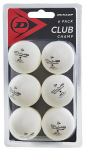 Lauatennise pallid Dunlop Club Champ, 6 tk, valge