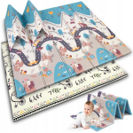 Hariv kahepoolne poroloonmatt 200x180x1cm Nukido 734000