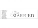 Auto number Just Married 50 x 11,5 cm (1 pakk/10 tk)