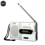 BC-R2 kaasaskantav raadio v&auml;ljaulatuv antennik&otilde;lar Mini v&auml;listingimustes kahesageduslik AM FM muusikapleier Antenni stereoraadio