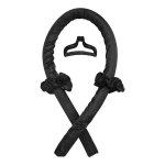 Soojenduseta lokitangide peapael kuumavaba lindiga lokitangid koos juuksek&uuml;&uuml;nisega laisa loomuliku pehme lainega DIY stiilit&ouml;&ouml;riist, sobib &ouml;&ouml;seks magamiseks (must)