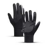 Sportlikud kindad telefonile, mustad, suurus L