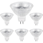 GU5.3 50W 12V halogeenpirnid &ndash; soe valge 2700K, 6 tk.
