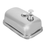 Du&scaron;ikabiinid, 500 ml seinale paigaldatav roostevabast terasest seebi dosaator