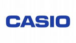 Meeste k&auml;ekell Casio, h&otilde;bedane/valge