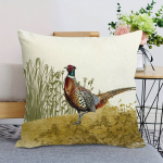 Talumaja Padi Kate, Akvarell Faasan Padjap&uuml;&uuml;r Diivanile 45.72x45.72 Cm.