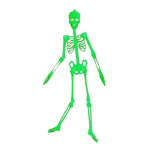1tk Halloween Dekoratsioon Helendav Skelett 90cm Pidu.