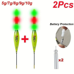 2tk Suur Karpkala Ujuv Ridam&auml;rgiga Helendavad Elektrilised Pommid 2tk 425 Patarei., JD-01-Cx2