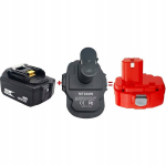 Makita 18V NiCd ja NiMh aku adapter &ndash; sobib Li-Ion akudele BL1850, BL1840, BL1830 Fiński: Makita 18V NiCd ja NiMh akkuadapteri &ndash; yhteensopiva Li-Ion akkujen BL1850, BL1840, BL1830 kanssa