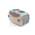 Transpordipuur Gulliver 3 plastikust uksega 61x40x38cm valge travertiini v&auml;rvi