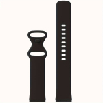 Pehme Silikoonist Kella Rihm Fitbit Versa Asendusrihm., Juoda