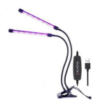 Taimelamp / taimevalgustus 2 painduva LED-luminofoortoruga