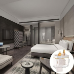 Kahekihiline tualettpaberihoidik seinale, hotellitarvikud. , Mėlyna (su strypu) Sustorėjusi