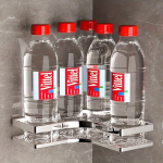 WONGIRL Metallist Vannitoa Nurgariiul - 1tk Seinale Kinnitusvannitarvik, Roostevaba, Lihtne Paigaldus.