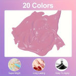 Geellaki Komplekt UV Lampiga, Manik&uuml;&uuml;ri T&ouml;&ouml;riistad ja Kleebised