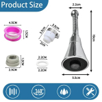 Segisti pihustusotsik Faucet360
