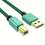 Aioneus USB-laadimiskaabel printerile, 5M/16FT k&otilde;rge kiirusega USB 2.0 kaabel., 5M/16FT