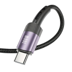 USB-C Kuni USB C Kaabel Kiirlaadimine 100W., Violetinė