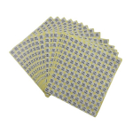 &Uuml;ks pakk riietusesuuruse kleebiseid, 15 lehte &uuml;mmargusi riietusekleebiseid, 14 suurust (XS/S/M/L/XL/XXL/XXXL) 1980 t&uuml;kki &uuml;he paki kohta (1.52 cm)., 3XL