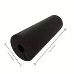 Mini Joogarull, Fitnessi Lihase Massaažirull, Kaasaskantav Treeningrull Lihaste L&otilde;dvestamiseks, 5,3*15cm Mini Shaft Black