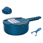 12-&uuml;hes K&ouml;&ouml;givilja L&otilde;ikur Komplekt - Plastist Multifunktsionaalne K&ouml;&ouml;giriiv ja Kaitsekinnas, Sinine