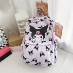 Sanrio Trendikas Seljakott - Armas Kuromi, Minu Meloodia, Hello Kitty & S&otilde;brad Kujundused | Vastupidav Nailon Kool ja Kontorikott Moodsa Tr&uuml;kiga, Kulomi