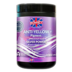Ronney Silver Power Anti-Kollane Pigment Juuksemask blondidele, helestatud ja hallidele juustele, 1000ml