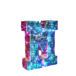 Glam Stiil LED T&auml;hed ja Numbrid - USB ja Patarei, V&auml;rviline Dekoratsioon Pulmadeks ja Pidustusteks, L