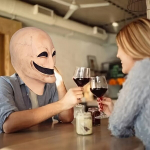Tulnuka Mask Meheta Lateks Peakatte, Halloween Karm Rekvisiitid.