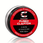 Autentne Coilology Fused Clapton Eelehitatud Spiraalid - Ni80/Ss316L FC DIY Spiraalid - T&ouml;&ouml;stuslik Roostevaba Terasest Traat, Ni80 2-26-36