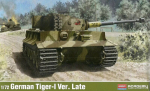 Liimitav mudel Academy 13431 German Tiger I Late Version 1/72
