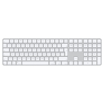 Apple Magic Keyboard with Touch ID and Numeric Keypad for Mac models with Apple silicon (USB&ndash;C) - Swedish - White Keys MXK73S/A
