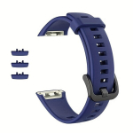 Spordi silikoonist rihm Huawei Band 6 jaoks. variant-102855, Vidurnakčio mėlyna